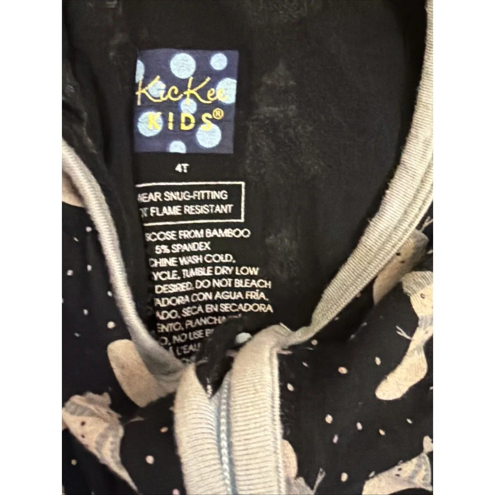 Kickee Pants Toddler Boys 4T Winter Snowman Footed Sleepe Pajamas VGC